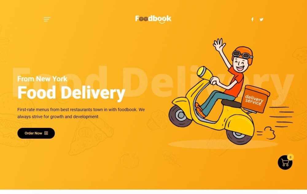 FoodBook ordering and delivery system