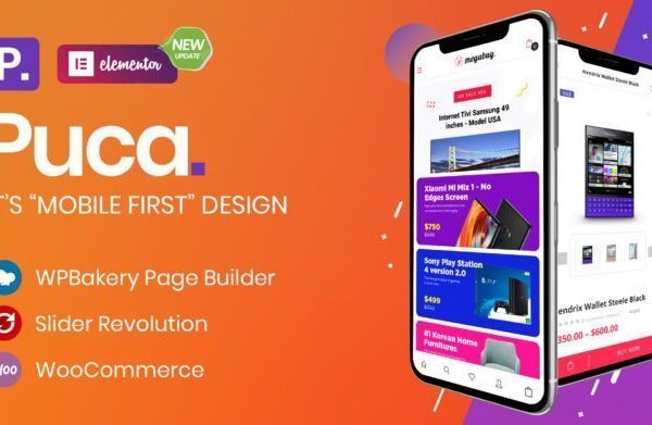 Puca – Optimized Mobile WooCommerce Theme