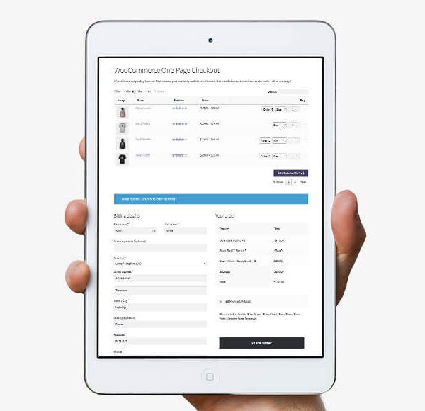 WooCommerce One Page Checkout