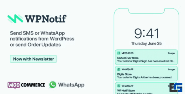 WPNotif SMS WhatsApp Message Notifications