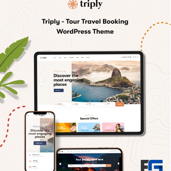 Triply – Tour Booking WordPress Theme