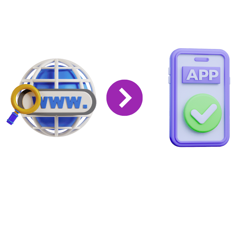 web to app