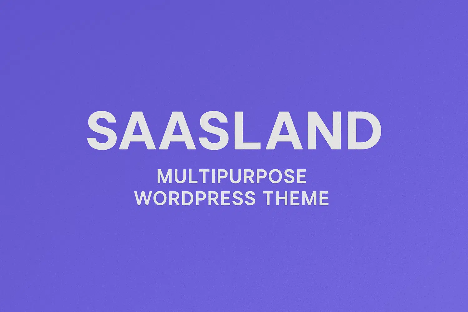 Saasland – MultiPurpose WordPress Theme