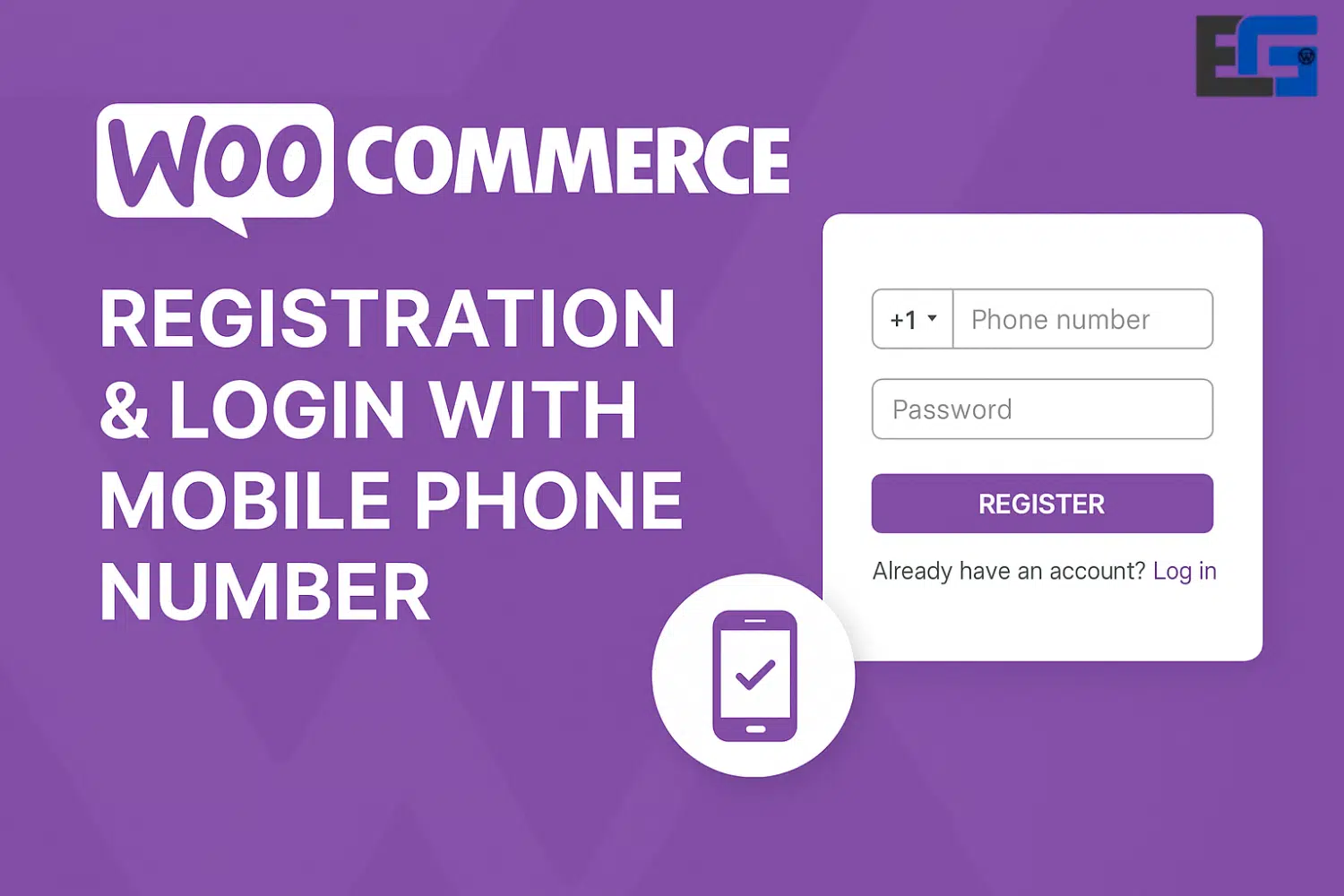 WooCommerce Registration & Login with Mobile Phone Number