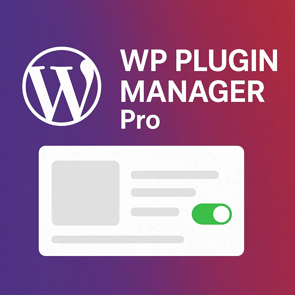 WP Plugin Manager Pro
