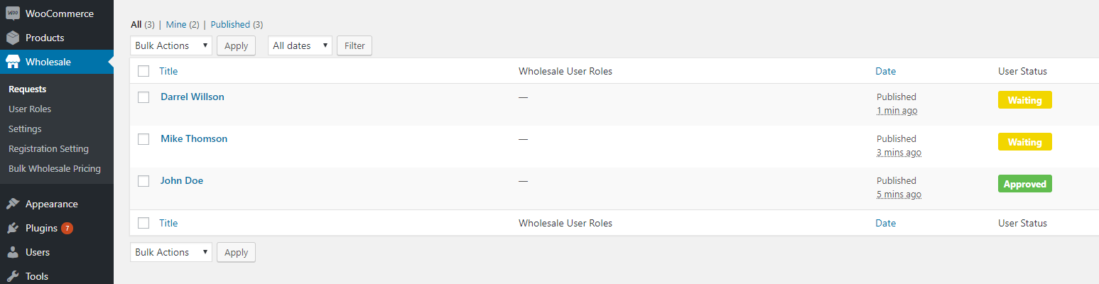 Wholesale For WooCommerce