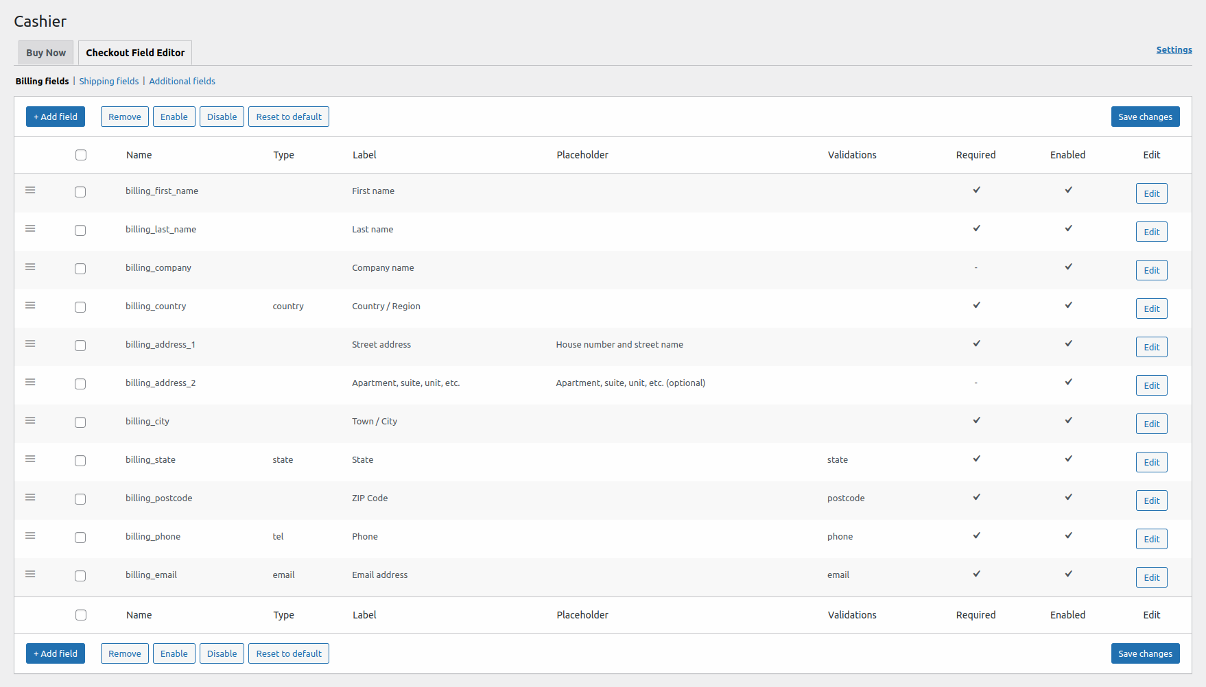 Checkout Field Editor for WooCommerce Pro Image 2