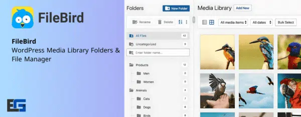 Filebird – wordpress media library folders file manager 600x233