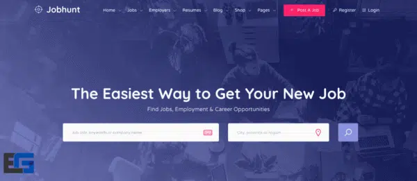 Jobhunt Job Board theme