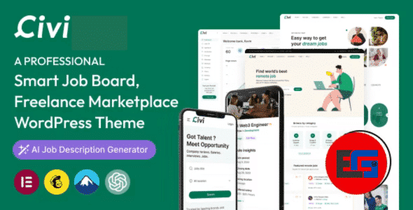 Civi – Job Board WordPress Theme Image 2