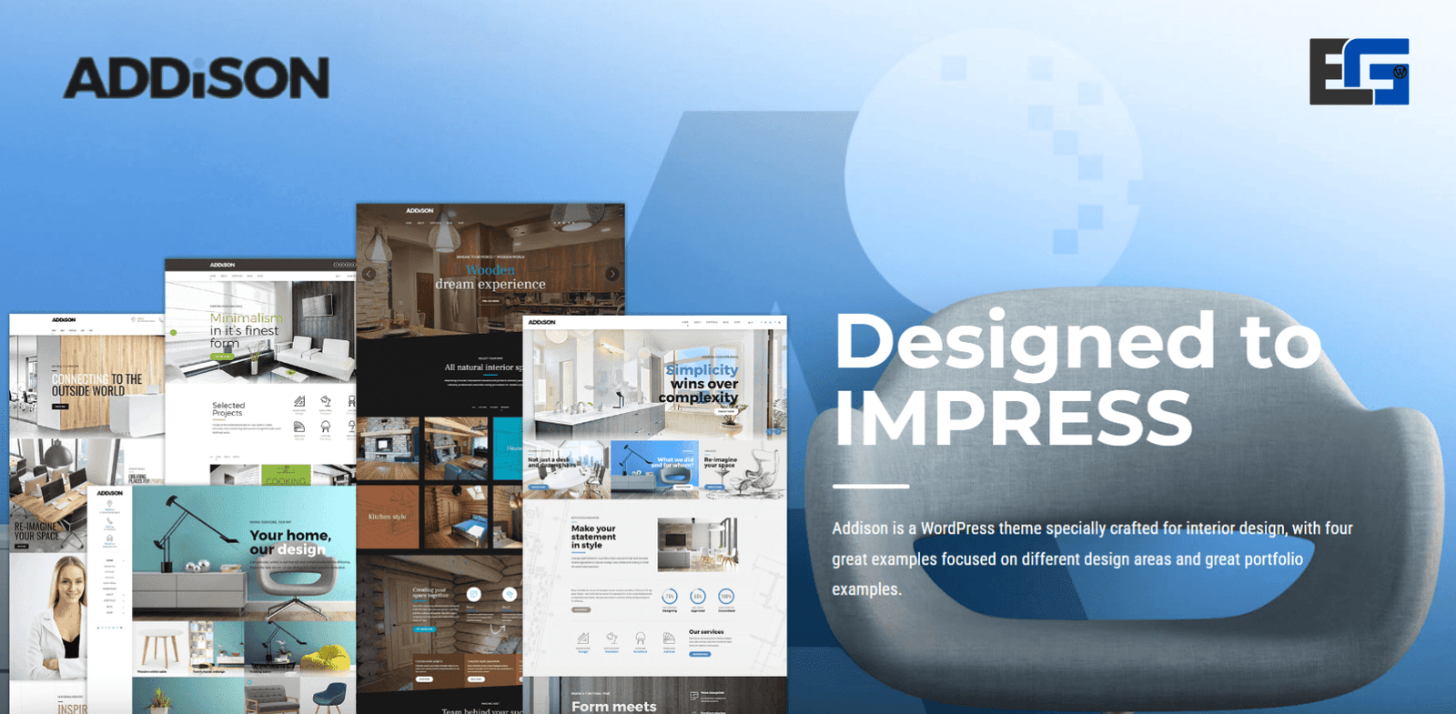 Addison – Architecture and Interior Design WordPress Theme Image 2