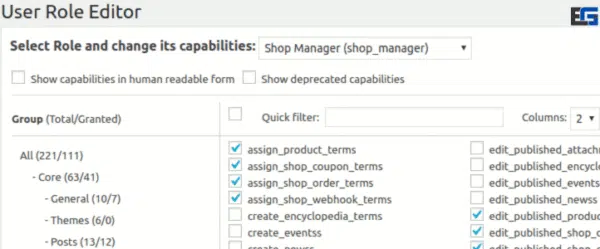 User Role Editor Pro