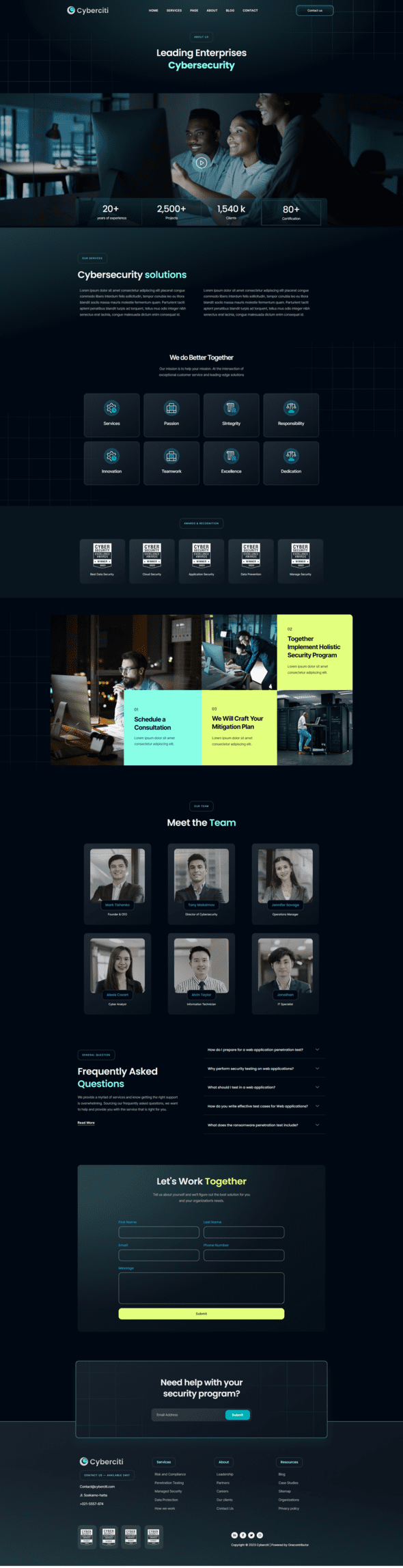 Reactive – Cyber Security Services Elementor Template Kit Image 4