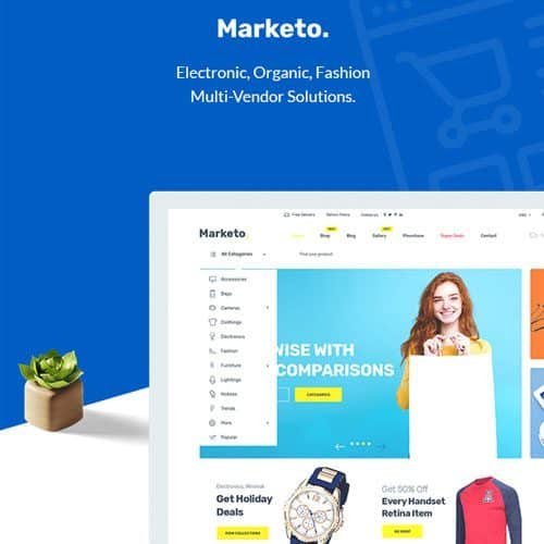 Marketo eCommerce Multivendor Marketplace Woocommerce WordPress Theme