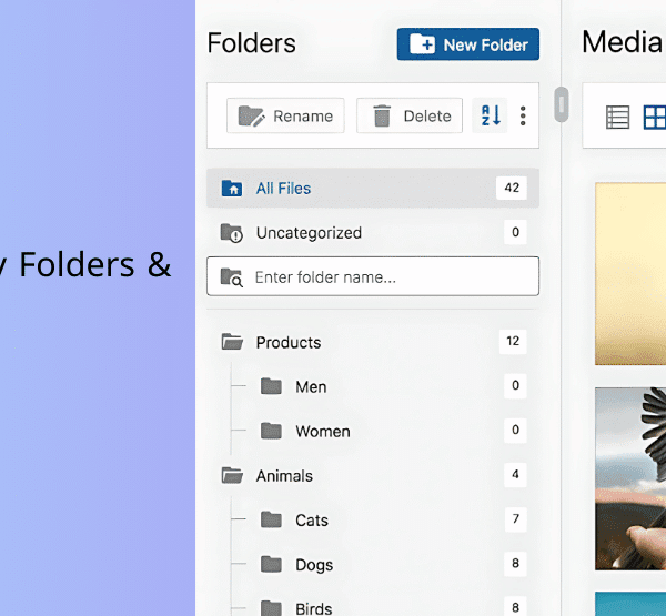 Filebird – wordpress media library folders file manager 600x555