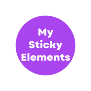 My Sticky Elements Pro