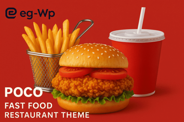 Poco – fast food restaurant theme 600x400