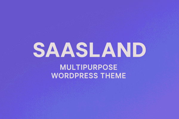 Saasland – multipurpose wordpress theme 600x400