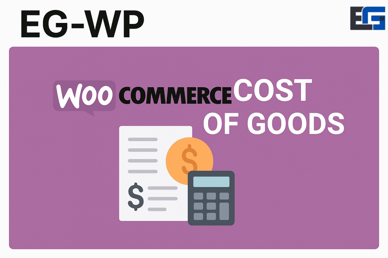 Woocommerce cost of goods 1