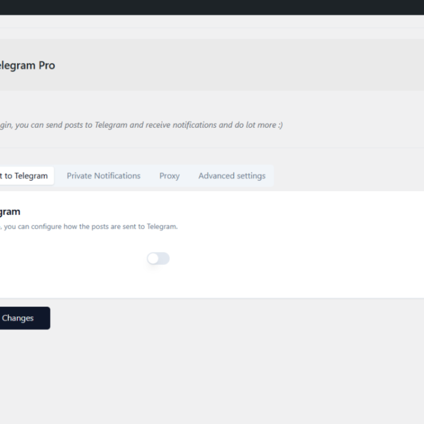 WP Telegram Pro