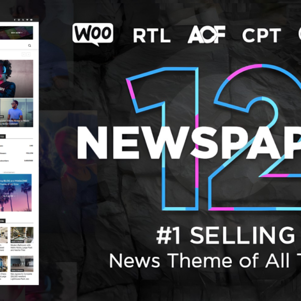 Newspaper News & WooCommerce WordPress Theme