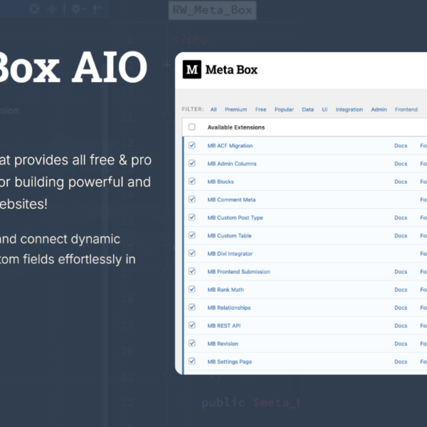 Meta Box AIO