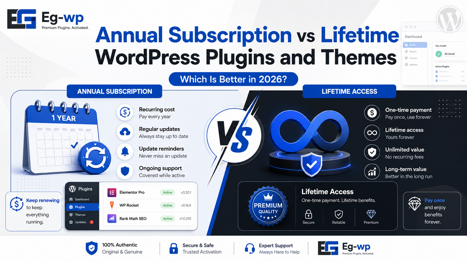Annual Subscription vs Lifetime WordPress Plugins and Themes Which Is Better in 2026