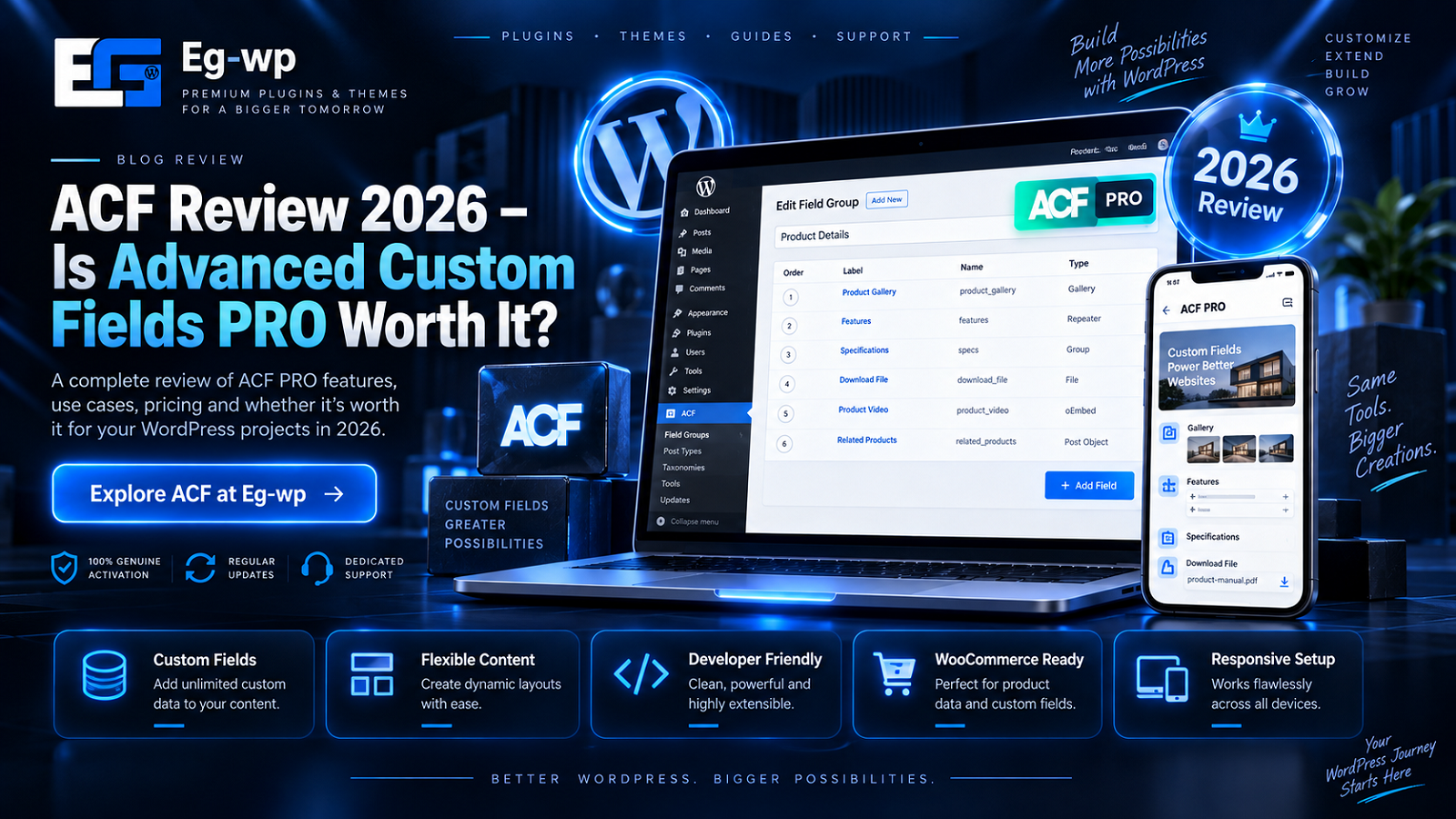 ACF Review 2026 – Is Advanced Custom Fields PRO Worth It