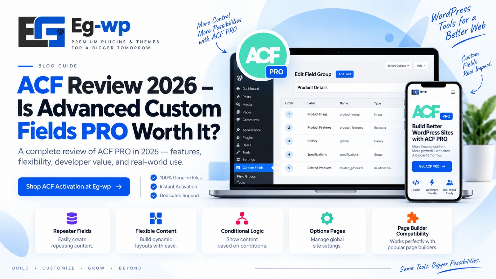 ACF Review 2026 – Is Advanced Custom Fields PRO Worth It