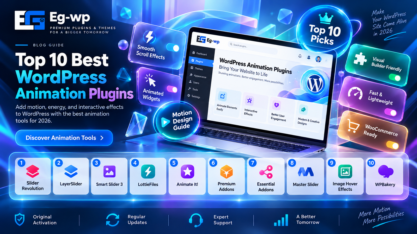 Top 10 Best WordPress Animation Plugins