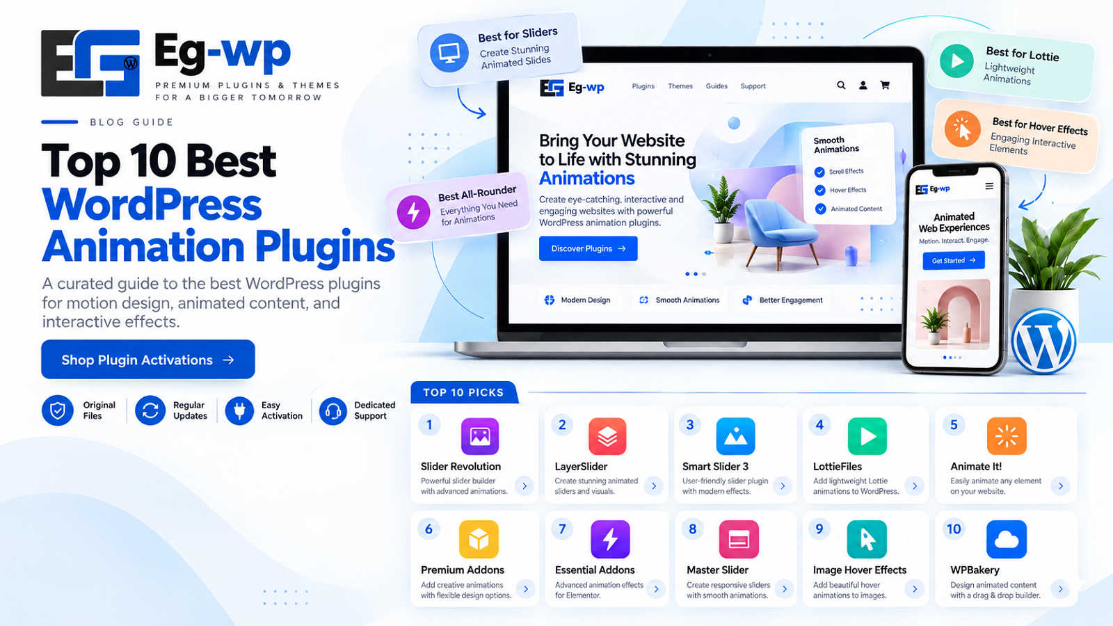 Top 10 Best WordPress Animation Plugins